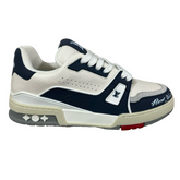 Louis Vuitton Trainer Sneaker Navy / Dark Blue / Beige